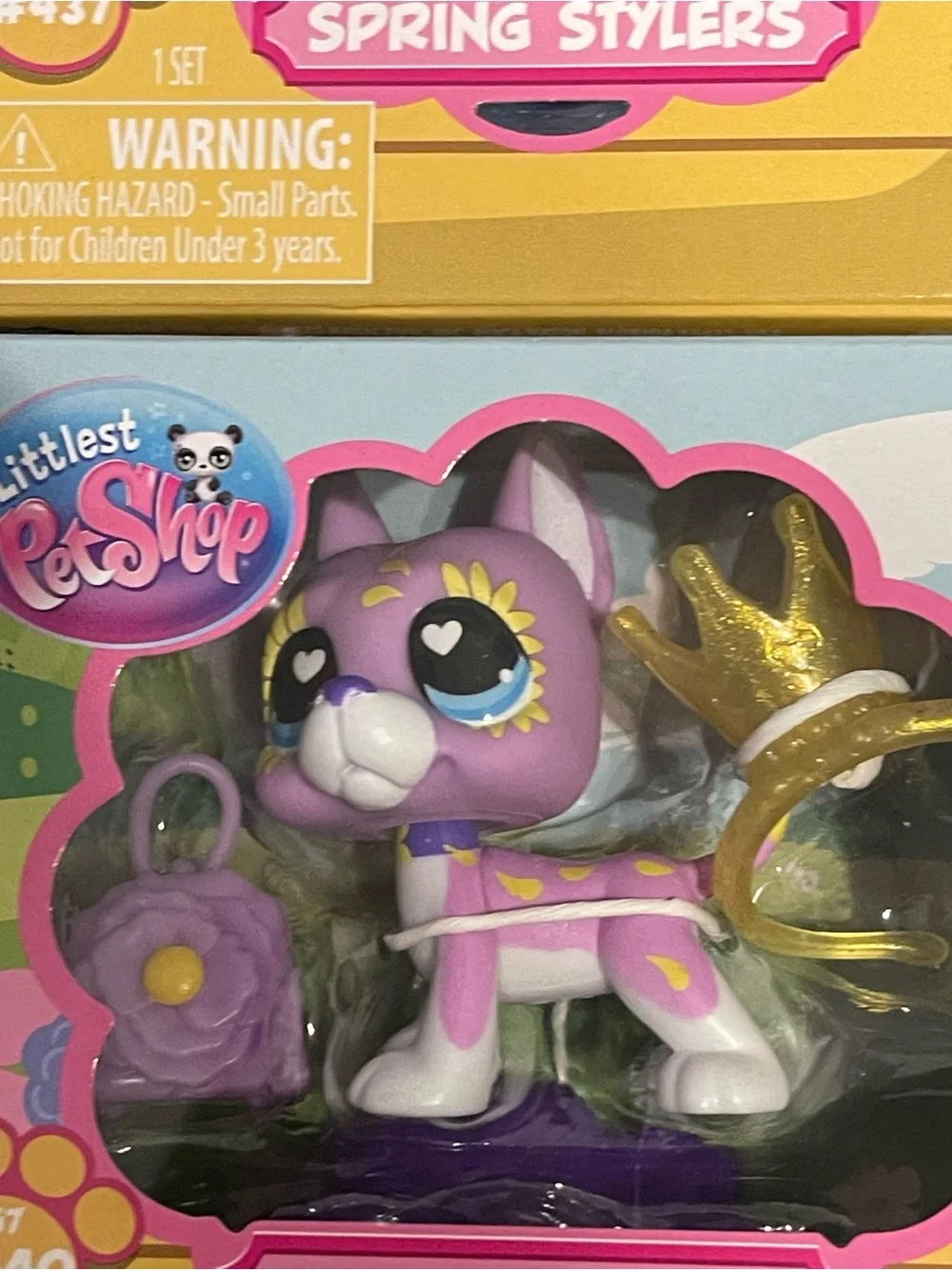 Littlest Pet Shop Spring Stylers Assorted Pets - Purple, Pink, White, Black